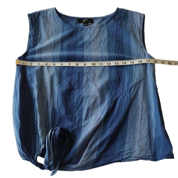 GNW Top Women's Small Sleeveless Tie Waist - Picture 3 of 6